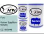 Preview: Ford, Robins Egg Blue Metallic, CZ / M7098: 500ml Lackdose + 500ml Klarlack + 250ml Härter - Set, von ATW Autoteile West.